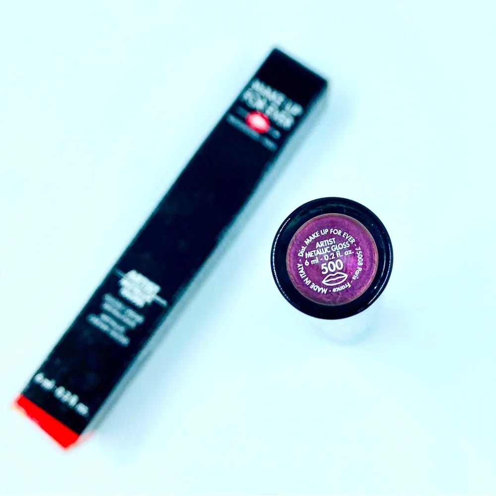 NEW Makeup Forever Artist Metallic Gloss 500 Purple